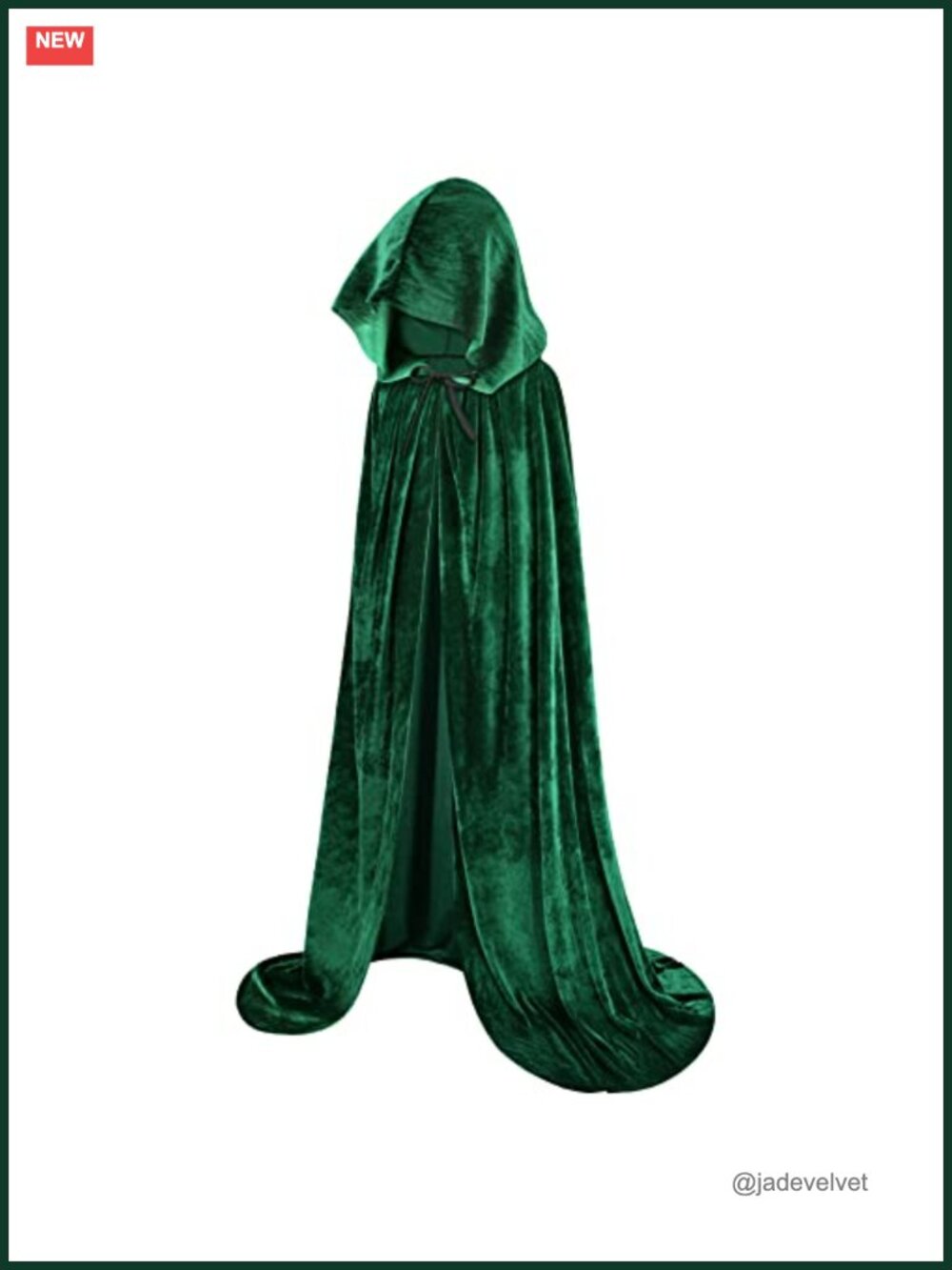 Velvet Hooded Cape Cloak for Women Halloween Cosplay Costume